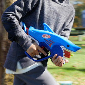 NERF Junior Wild Sharkfire shark design adds excitement to imaginative battles