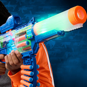 Nerf Loadout Ghost stock attachment improves stability for steadier shots.