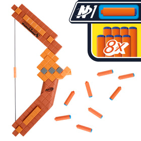 NERF Minecraft Bow official licensed Minecraft crossover