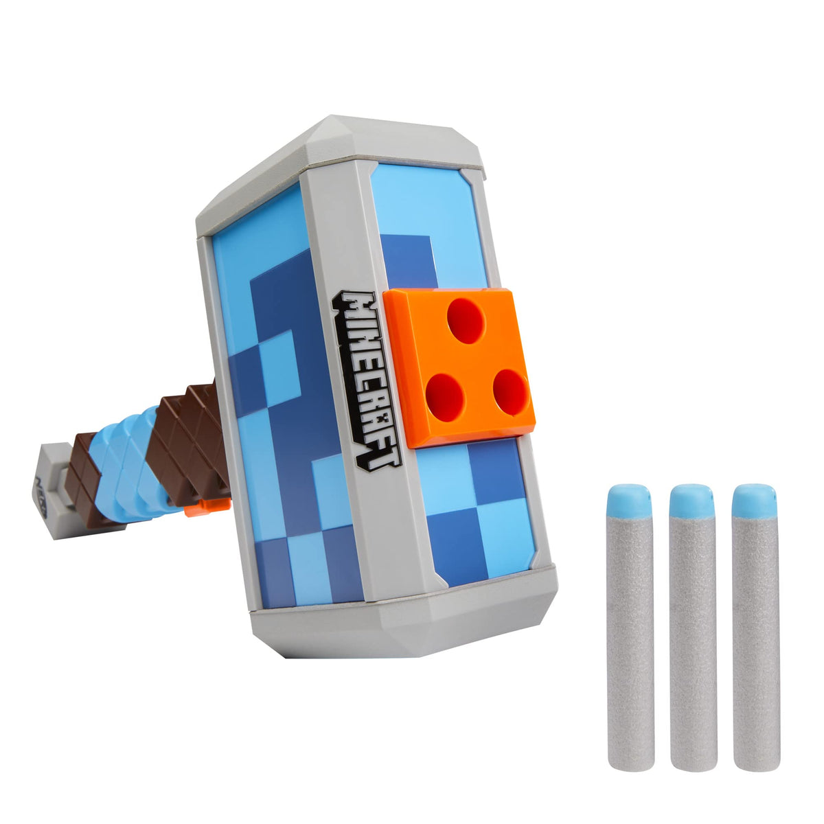Nerf Minecraft Stormlander Hammer packaging and unboxing experience.