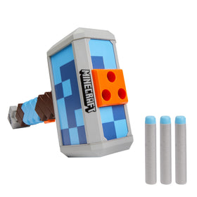 Nerf Minecraft Stormlander Hammer packaging and unboxing experience.