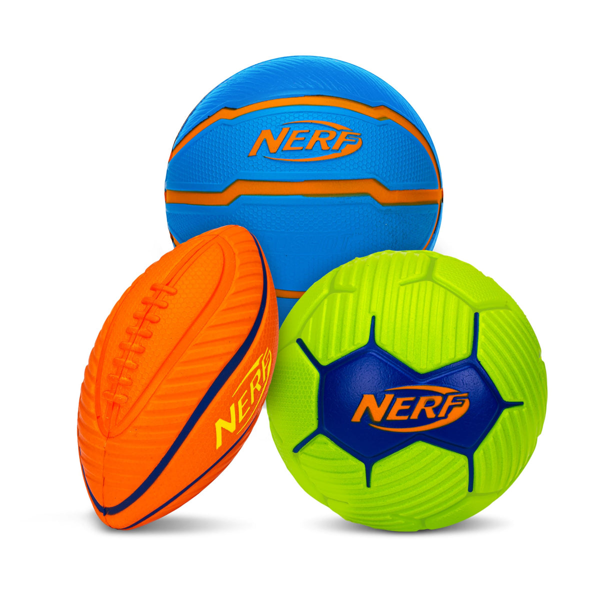 NERF mini foam football for safe indoor and outdoor play