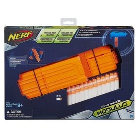 Nerf Modulus Capacity Upgrade Kit components enabling faster reloads and modular expansion.