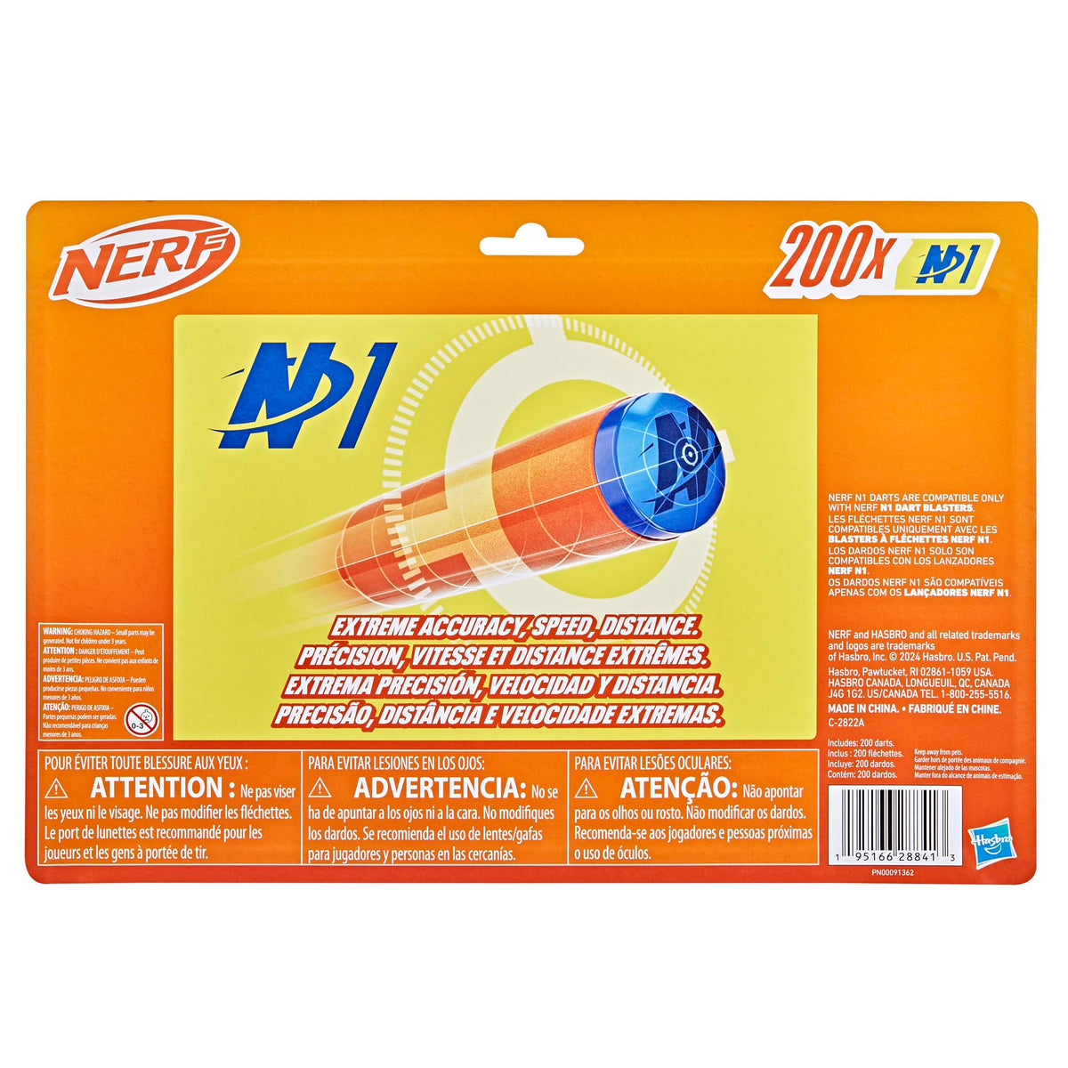 Nerf N Series N1 darts closeup—precision tips and vibrant color for quick reloads