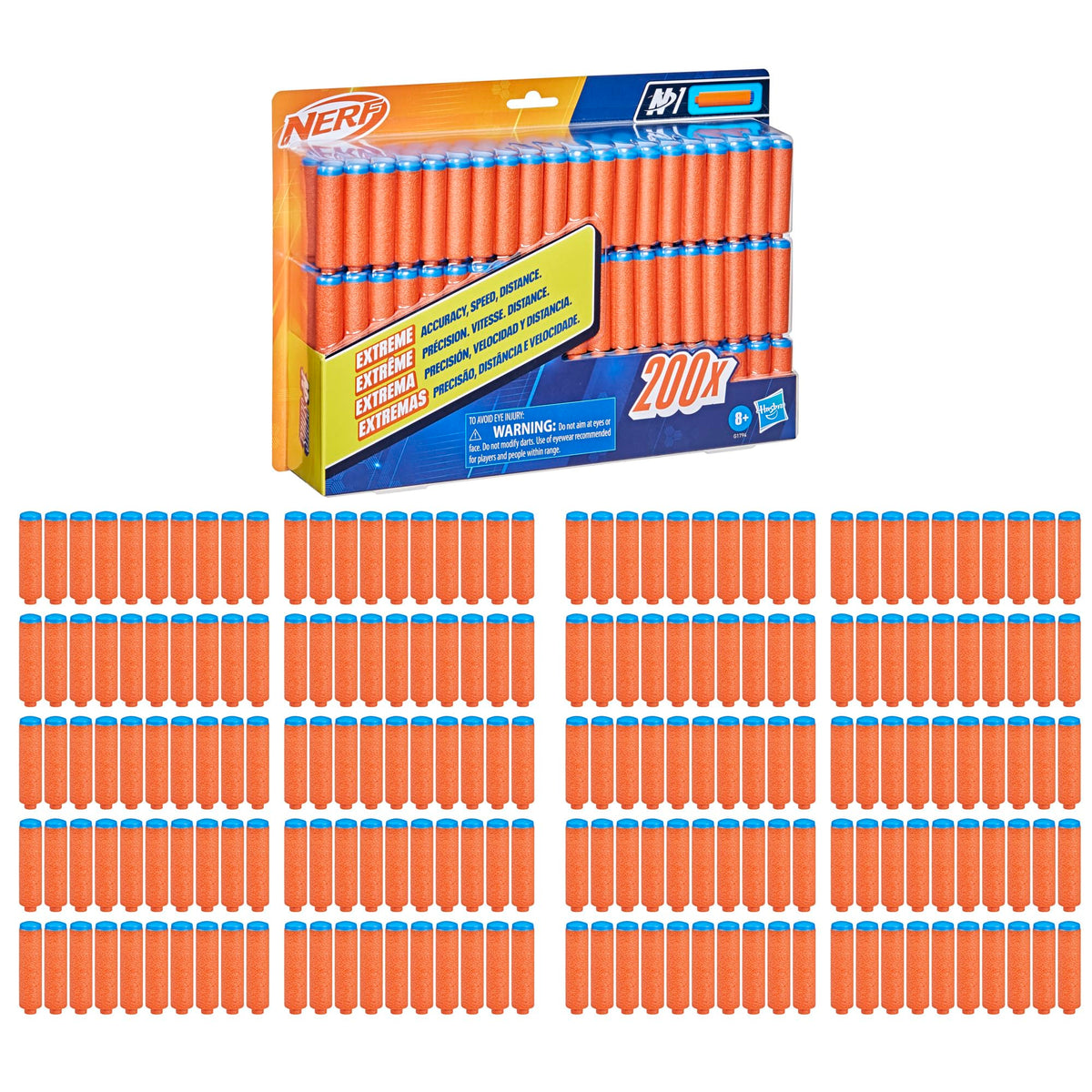 Nerf N Series N1 darts reload action—stock up for fast reloading during play