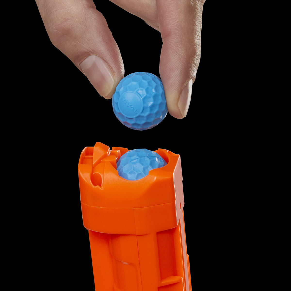 NERF Pathfinder XXII-1200 front edge-glow sight aids target alignment in various light