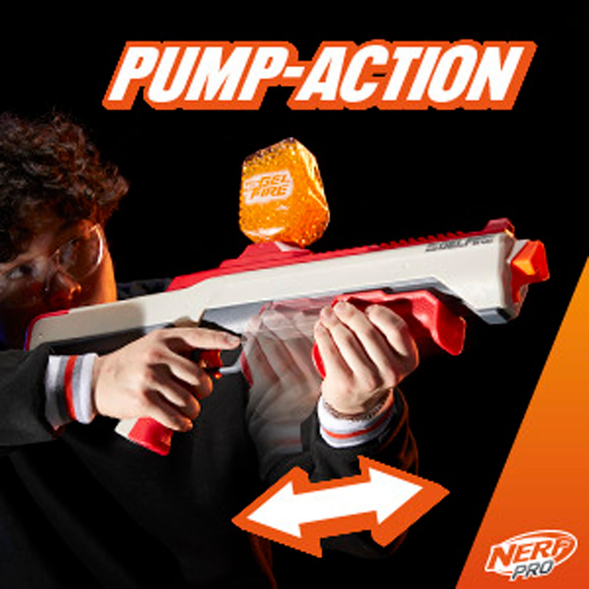 NERF Pro Gelfire battlefield setup ready for outdoor fun.