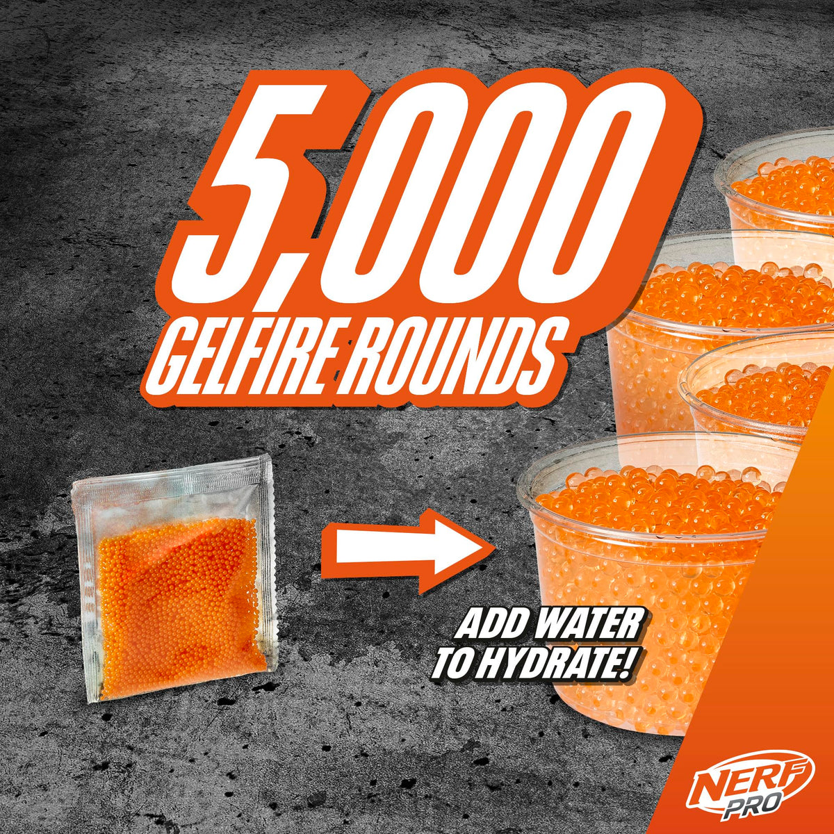 Nerf Pro Gelfire outdoor battle setup supports action-packed skirmishes.