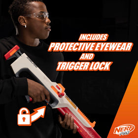 Nerf Pro Gelfire trigger lock adds control during practice