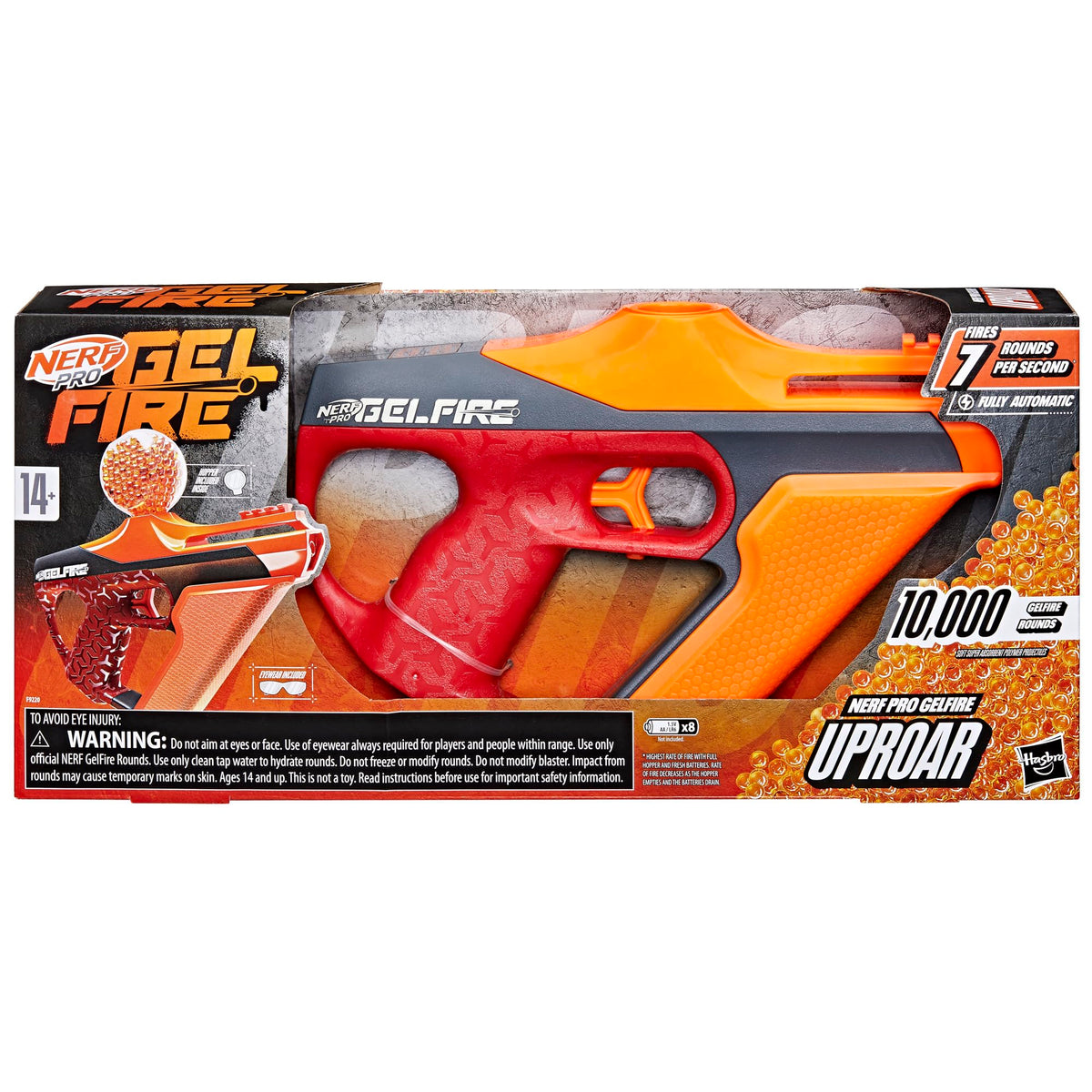 Gelfire Uproar fires up to 150 FPS during outdoor battles.
