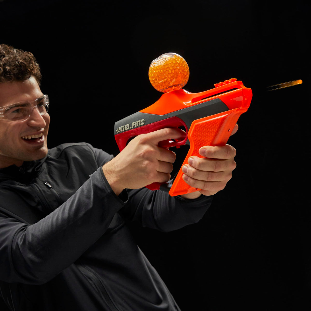 Protective eyewear included for safer, focused battles.
