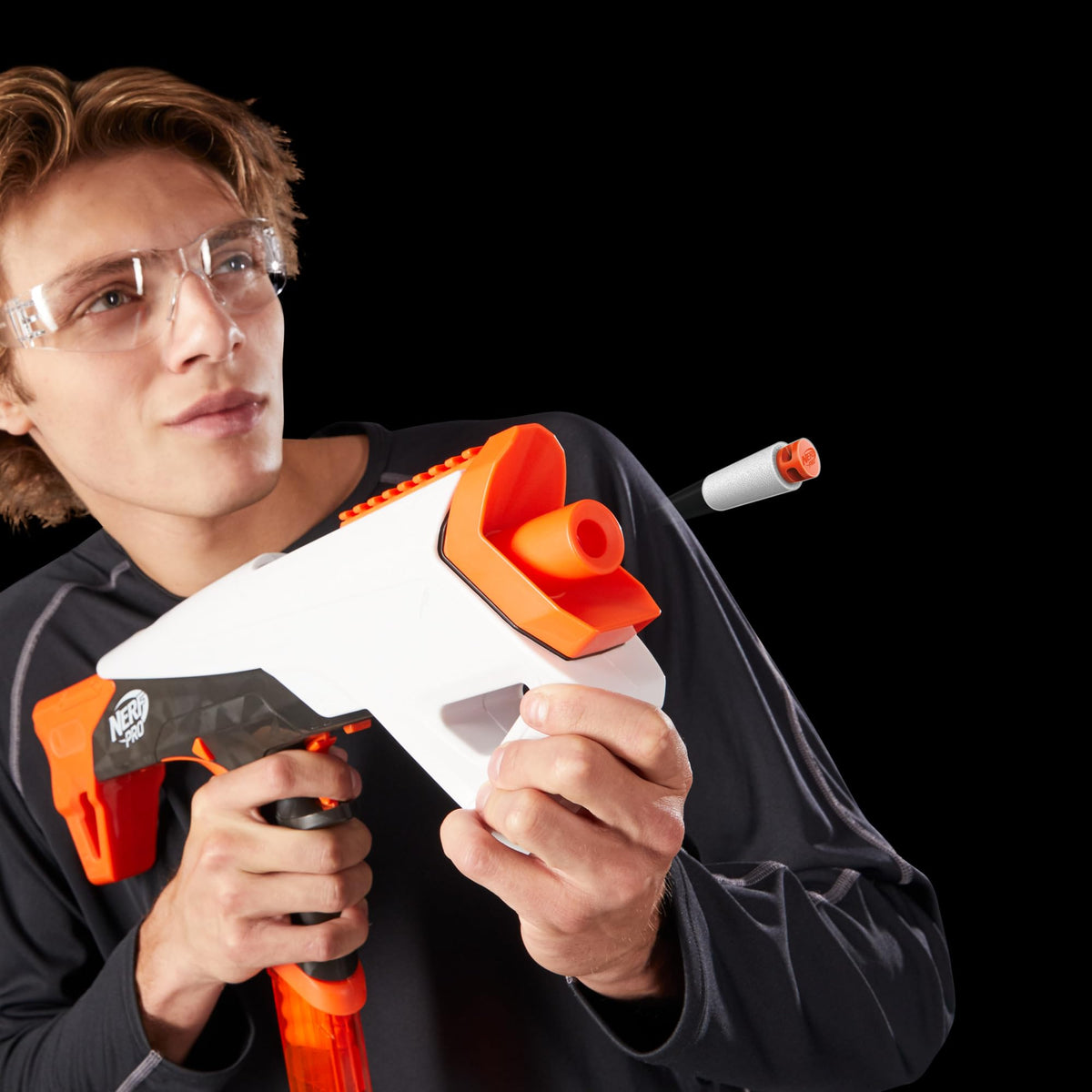 Nerf Pro Torrent removable stock adds stability during rapid fire.