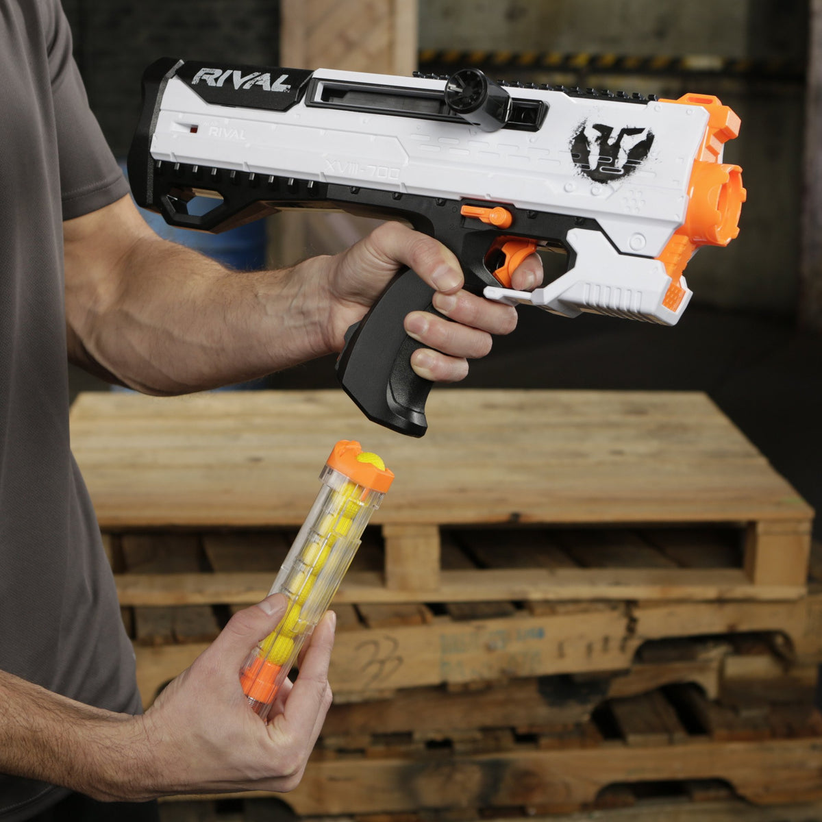 Nerf Rival Helios XVIII-700 brown packaging note for discreet shipping