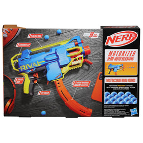 Nerf Rival tactical rails enable safe accessory customization.