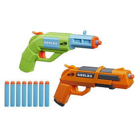 Nerf Roblox Jailbreak Armory blaster 2 with hammer-action priming for rapid shots.
