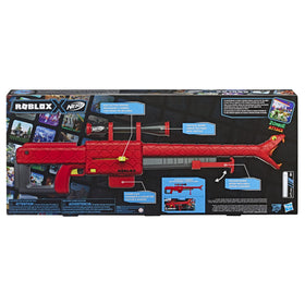 NERF Roblox Zombie Attack Viper Strike blaster includes 6-dart clip for quick reloads.