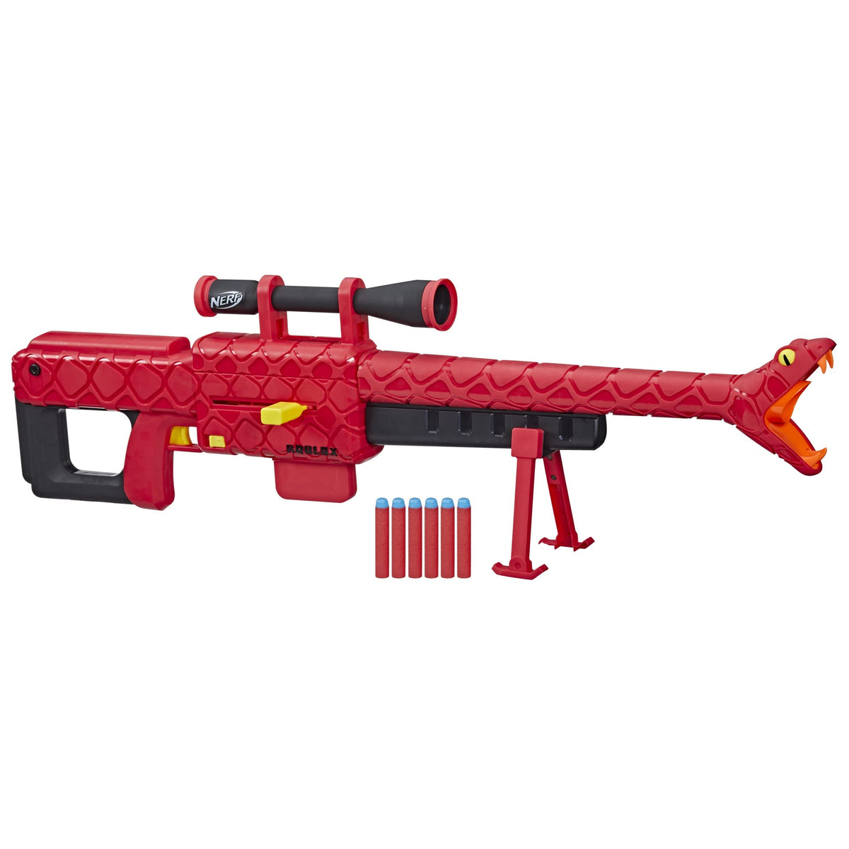 NERF Roblox Zombie Attack Viper Strike blaster scope for precise aiming in games.