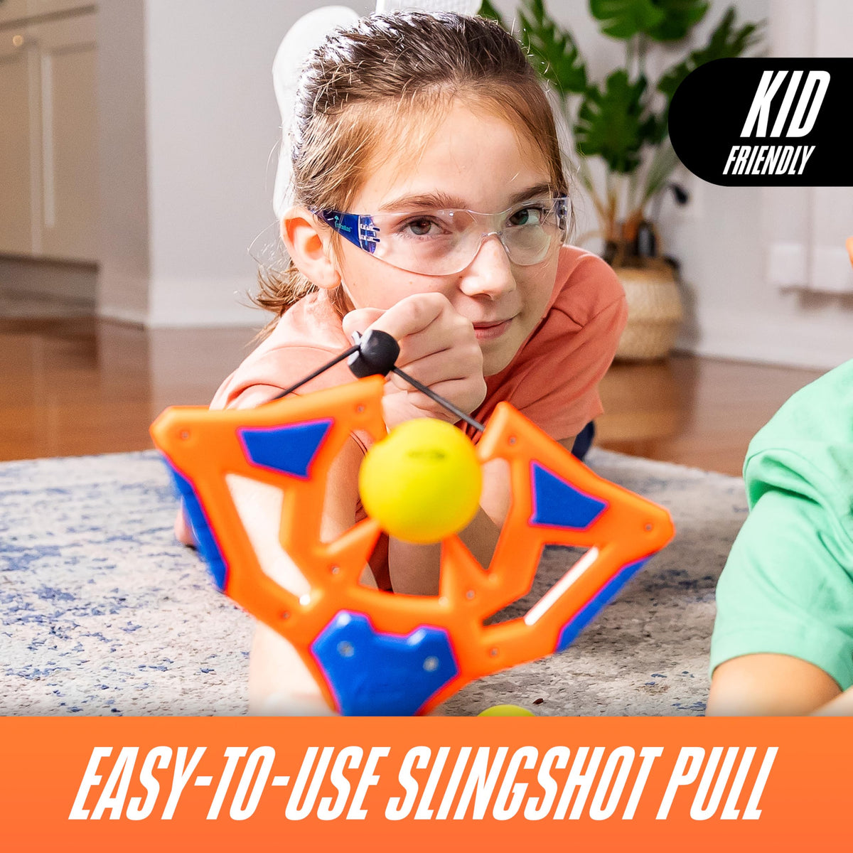 NERF Slingshot Challenge target pins ready for quick setup.