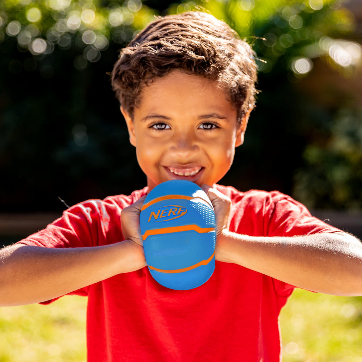 NERF soft foam construction close-up highlighting lightweight design