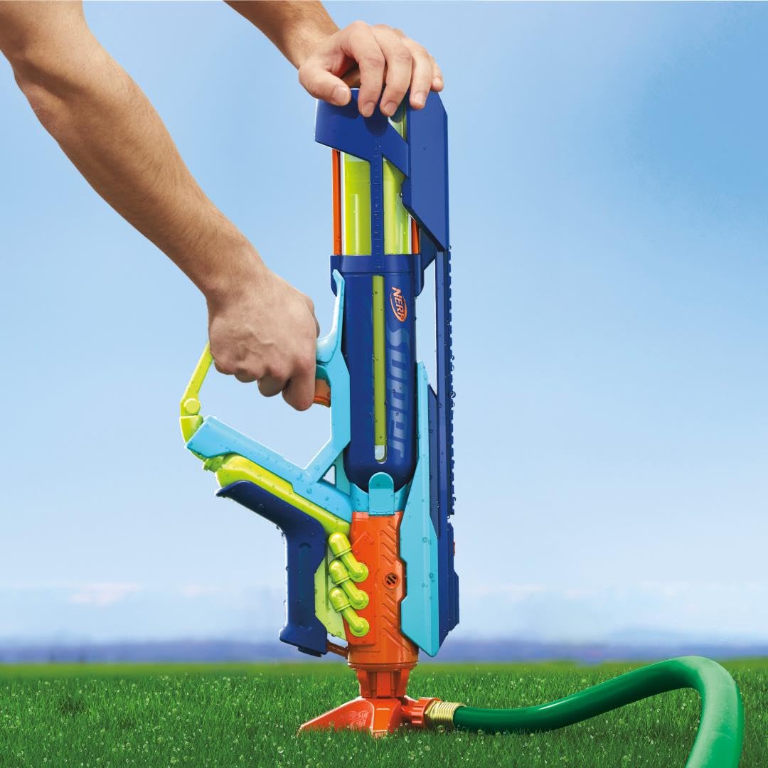 Nerf Super Soaker Power Drench XL adjustable soakage feature.