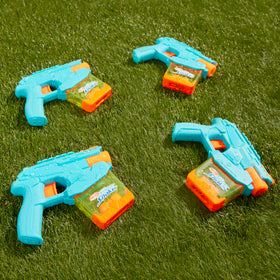Nerf Super Soaker dunk-fill design supports fast, on-the-go play.