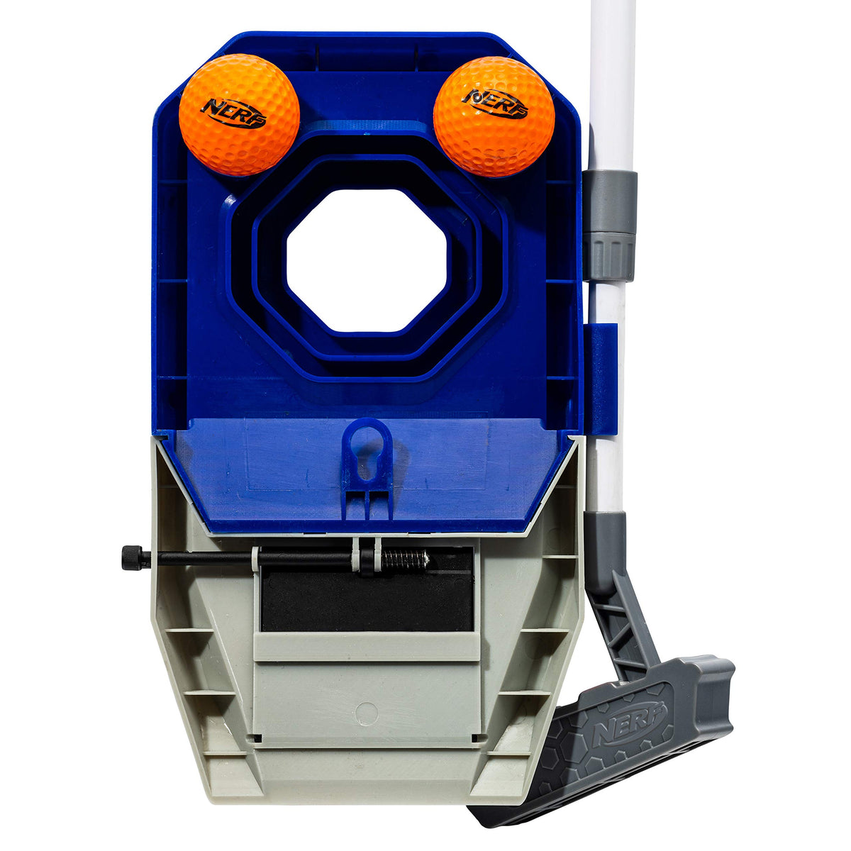 NERF Trick Shot Golf Set storage case keeps parts organized.