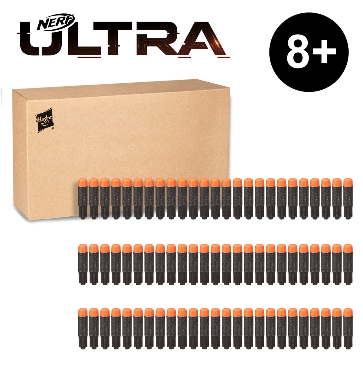 Nerf Ultra darts with Aerofin technology for smoother flight and precision.