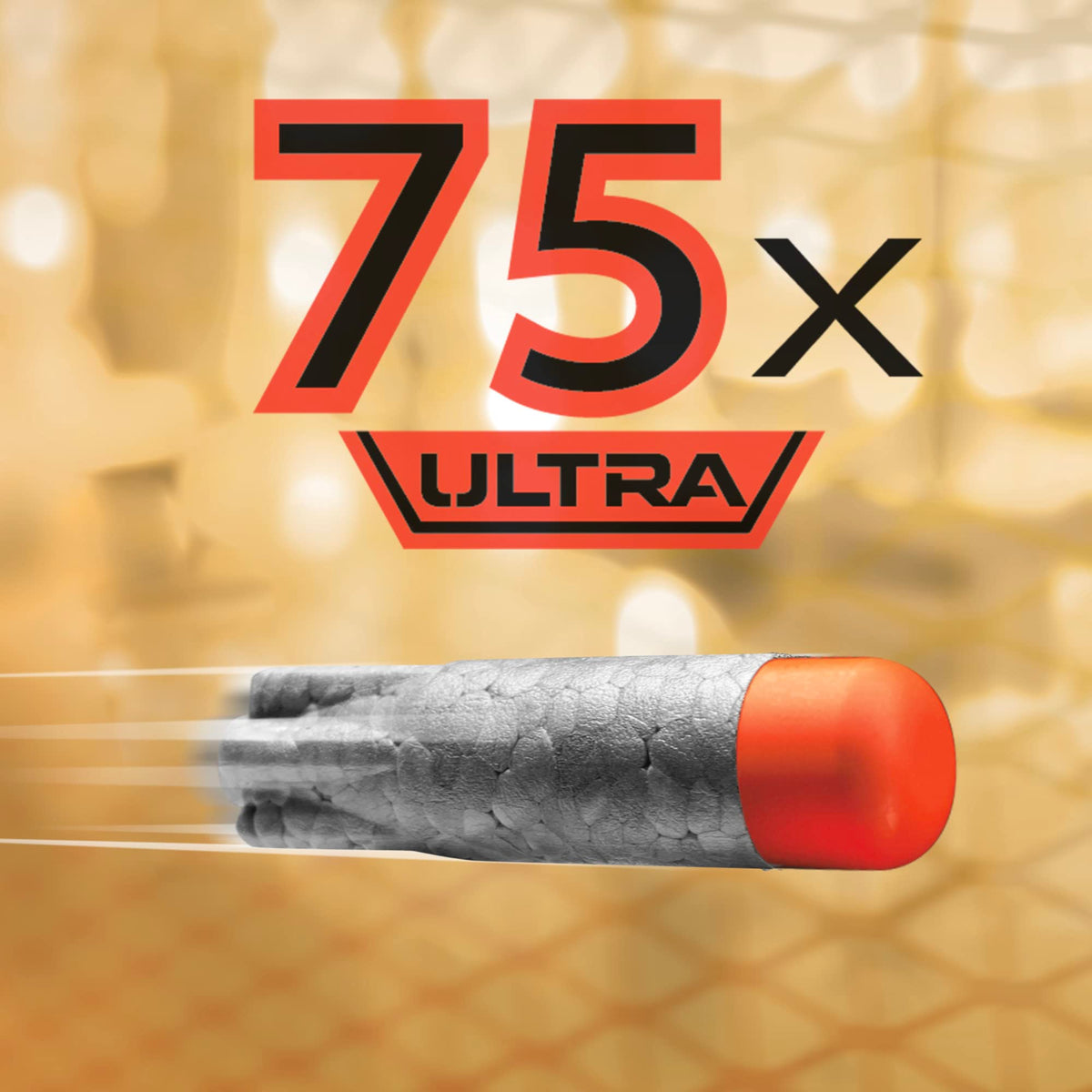 Nerf Ultra refill packaging is recyclable for easy, eco-friendly refills.