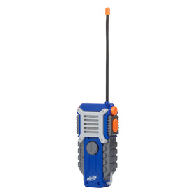 Nerf walkie talkie side on/off trigger gray blue orange quick power control