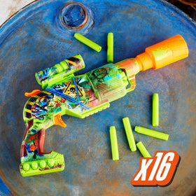 NERF Zombie Driller removable scope shown for aiming in games