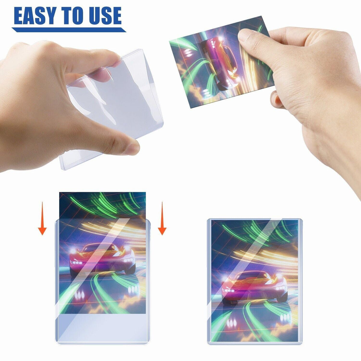 NESSDOVE card protection montage demonstrates moisture and wear resistance for collections