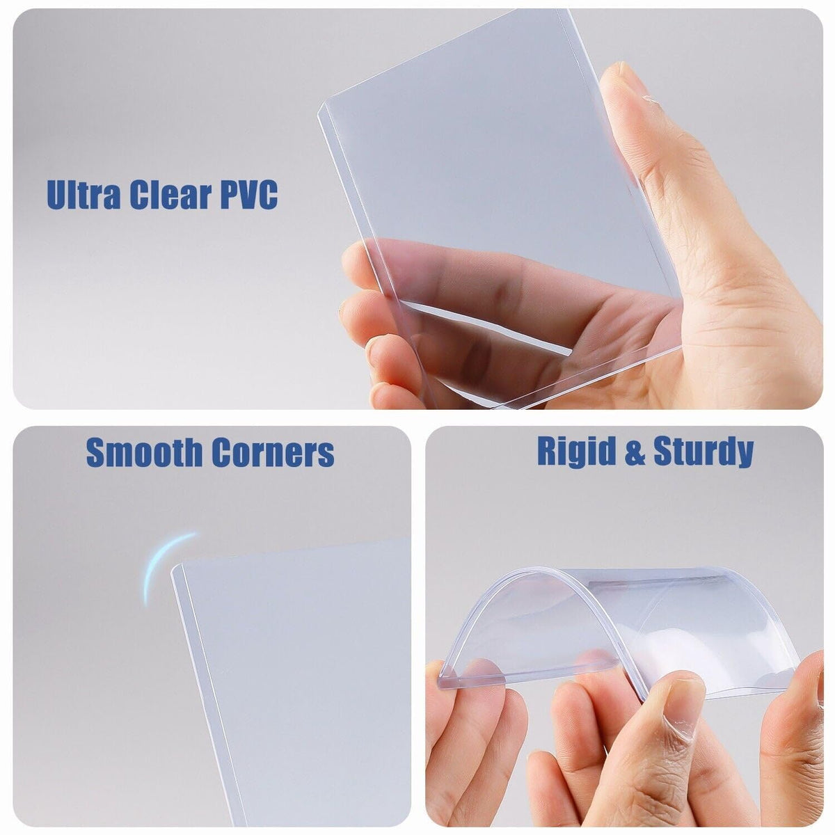 NESSDOVE durable PVC material close-up highlights sturdy daily card protection