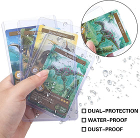 NESSDOVE toploaders dimensions 3x4 inches ensure snug fit for most cards