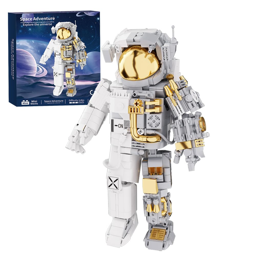 NETEHU space astronaut set front view shows detailed build design for imagination