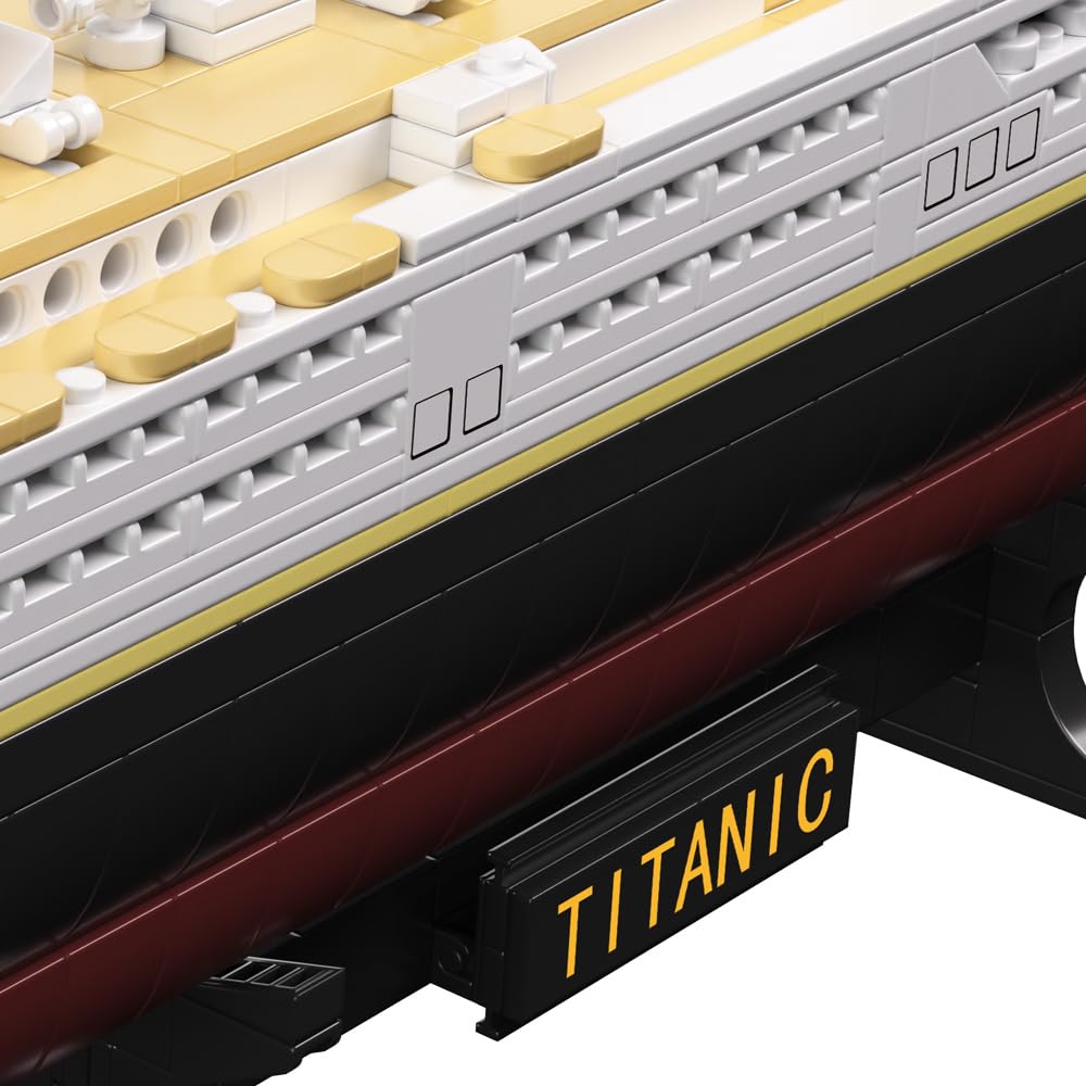 NETEHU Titanic mast and sails demonstrate structural precision.