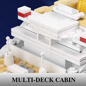 NETEHU Titanic packaging and color instructions for easy assembly.