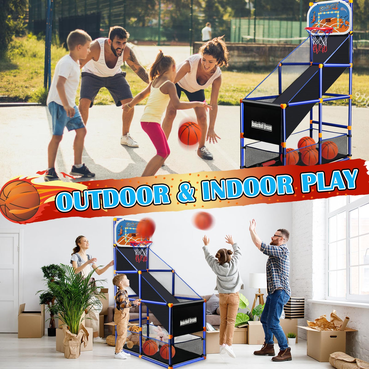 NEUBSAW four-pack basketballs providing durable spares for indoor/outdoor play