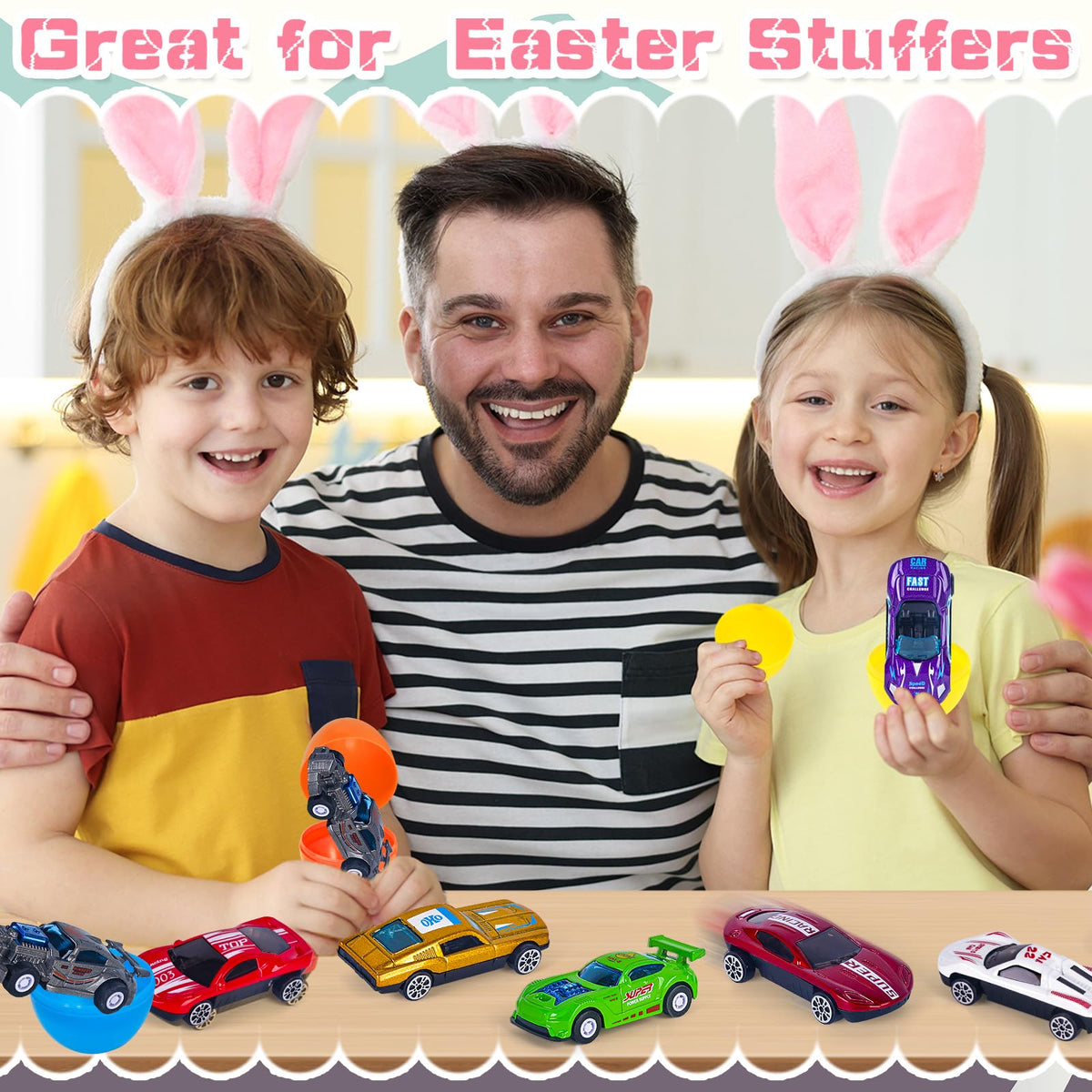 NEUBSAW six bright colors make vibrant Easter baskets.