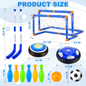 Inflatable soccer ball for varied kicking practice and quick rallies.