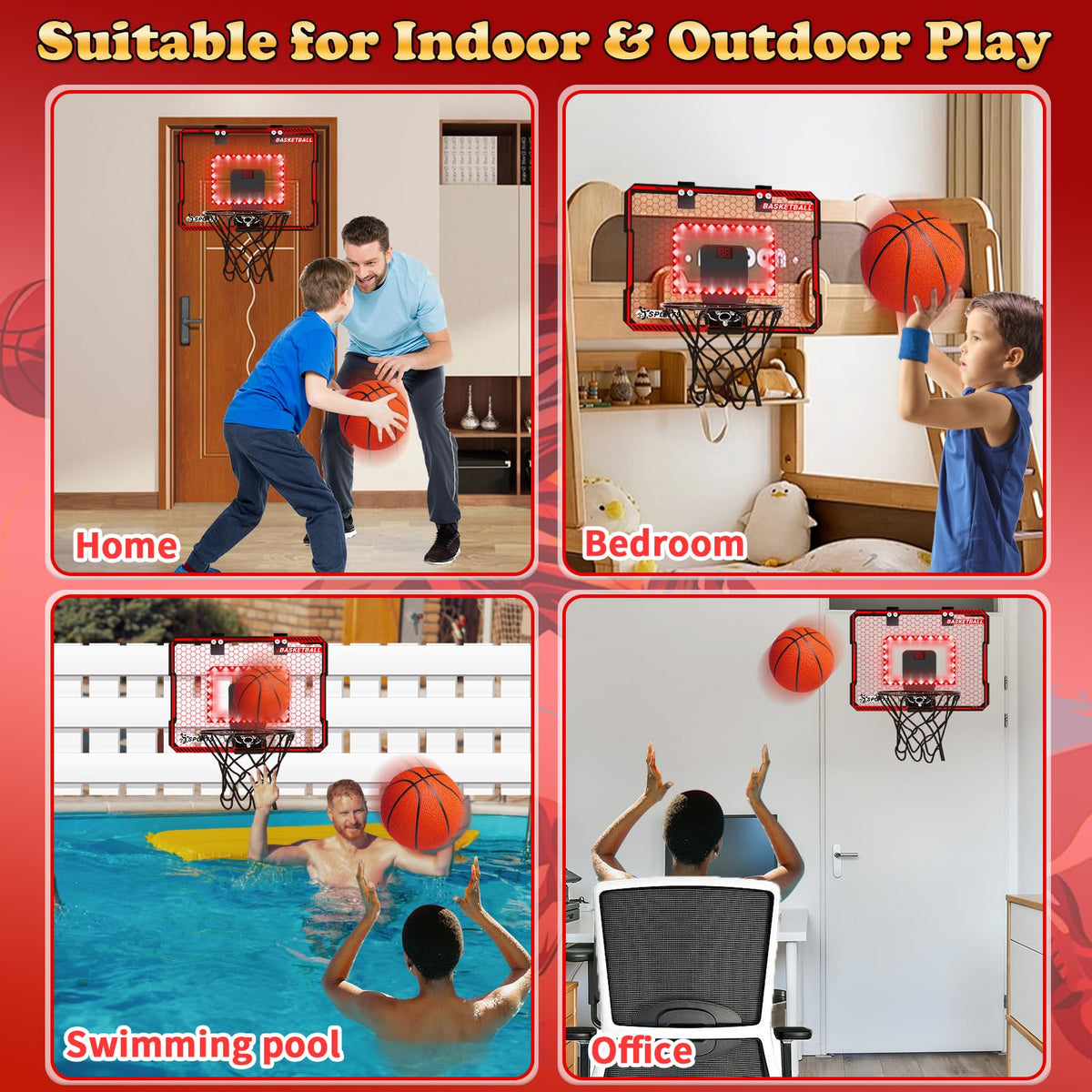 NEUBSAW protective door padding reduces scratches during enthusiastic play.