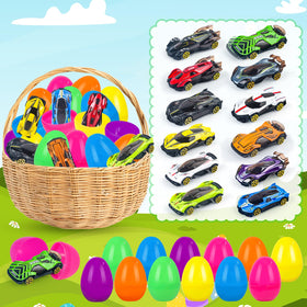 Pull-back cars from NEUBSAW offer quick zooms for solo or group play.