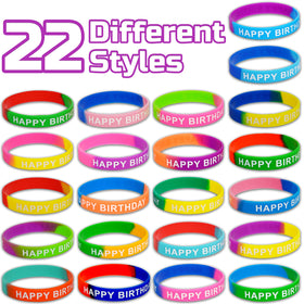 Bright and lively color combos perfect for birthday decorations.