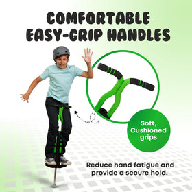New Bounce Pogo Stick crafted from durable materials for long-lasting use.