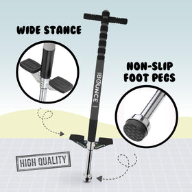 New Bounce Pogo Stick for kids 40–80 lbs, ideal for beginners.