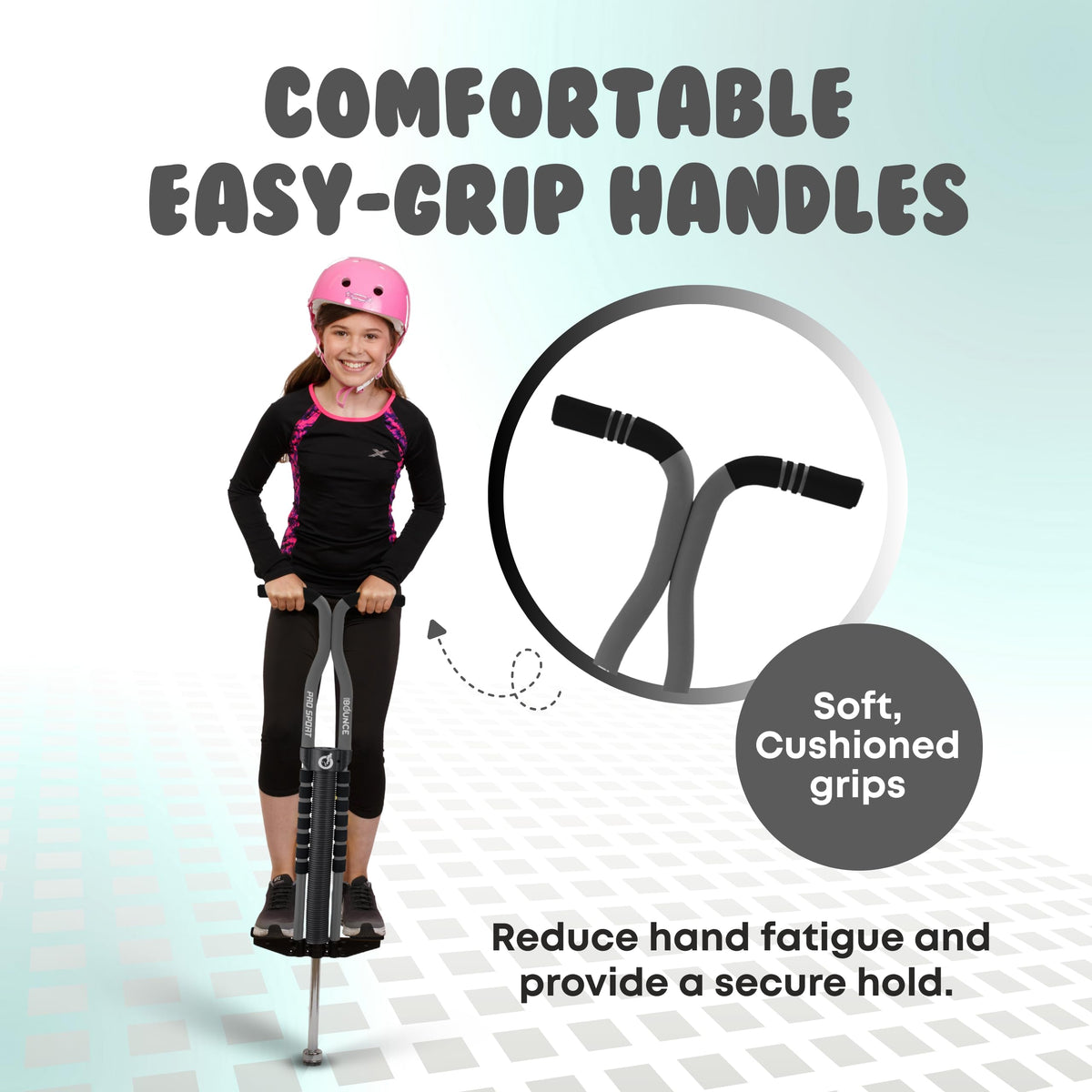 New Bounce Pogo Stick durable materials ensure lasting playtime through active use.