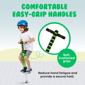 New Bounce Pogo Stick Sport Edition, durable materials, long-lasting outdoor fun for kids.