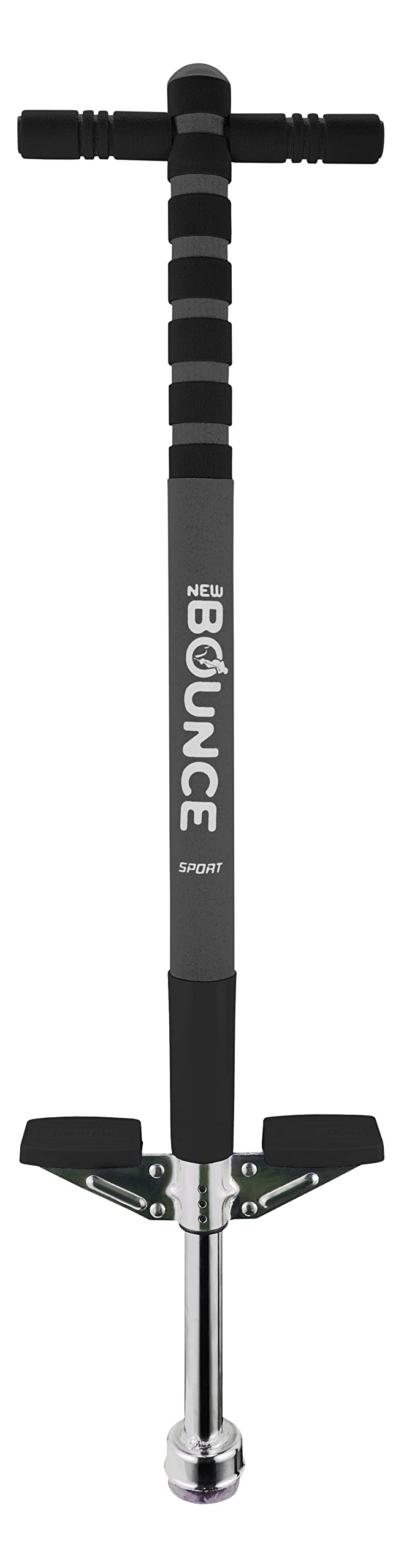 New Bounce Pogo Stick Sport Edition with foam handles for a comfortable grip.