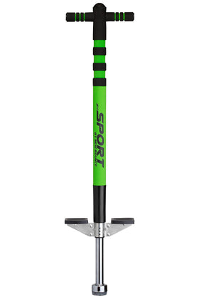 New Bounce Pogo Stick Sport Edition: kid jumping, durable fun for active outdoor play.