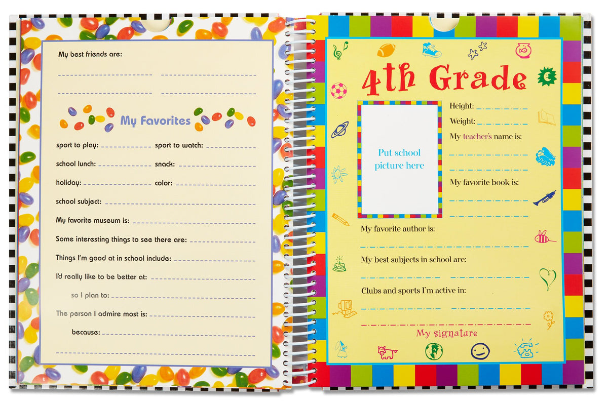 New Seasons keepsake includes 28 pages with colorful illustrations.