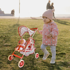 The New York Doll Collection anti-slip handle grip ensures steady control.